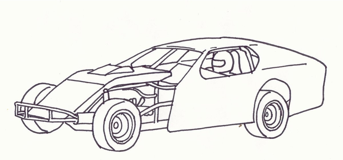 race car track coloring pages - photo #26
